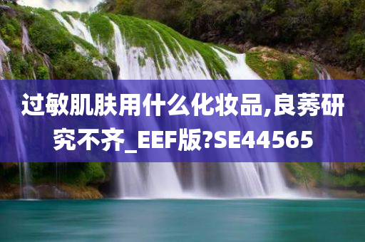 过敏肌肤用什么化妆品,良莠研究不齐_EEF版?SE44565