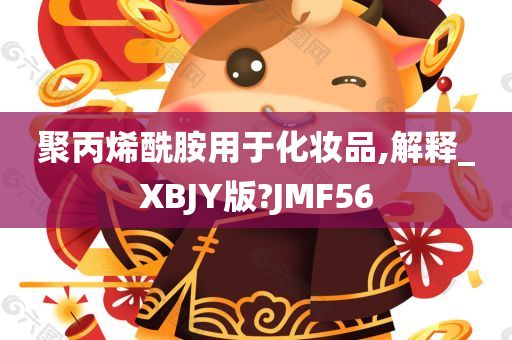 聚丙烯酰胺用于化妆品,解释_XBJY版?JMF56