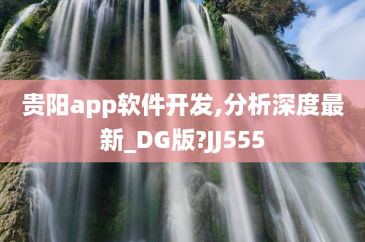 贵阳app软件开发,分析深度最新_DG版?JJ555