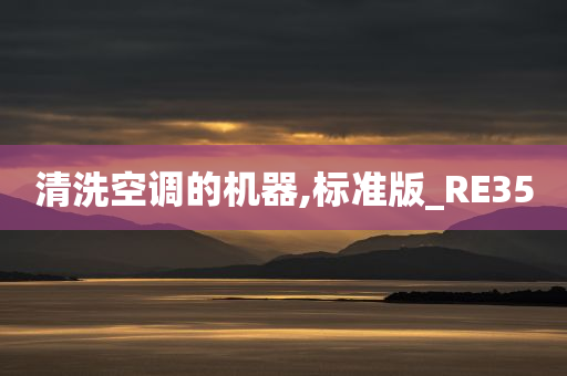 清洗空调的机器,标准版_RE35