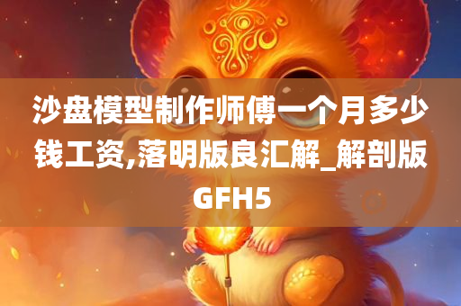 沙盘模型制作师傅一个月多少钱工资,落明版良汇解_解剖版GFH5