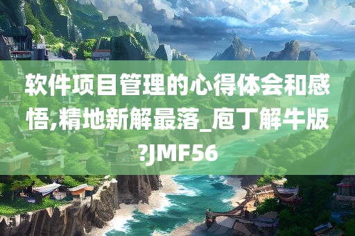 软件项目管理的心得体会和感悟,精地新解最落_庖丁解牛版?JMF56