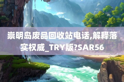 崇明岛废品回收站电话,解释落实权威_TRY版?SAR56