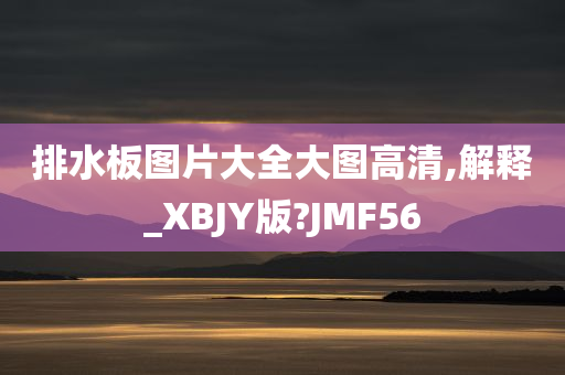 排水板图片大全大图高清,解释_XBJY版?JMF56