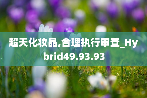 超天化妆品,合理执行审查_Hybrid49.93.93