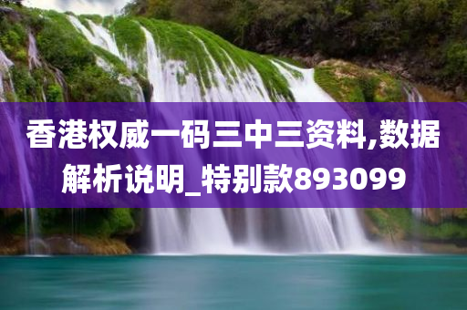 香港权威一码三中三资料,数据解析说明_特别款893099