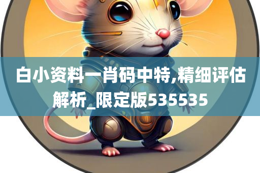 白小资料一肖码中特,精细评估解析_限定版535535