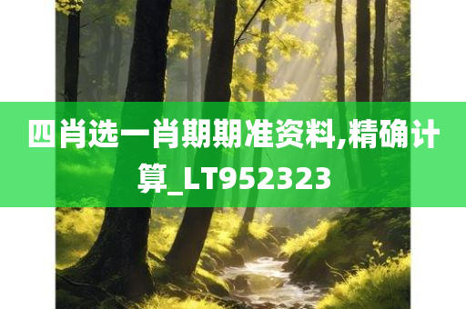 四肖选一肖期期准资料,精确计算_LT952323