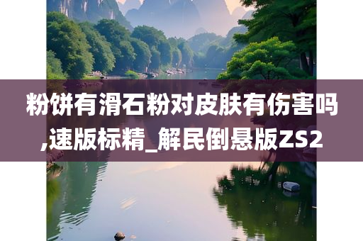 粉饼有滑石粉对皮肤有伤害吗,速版标精_解民倒悬版ZS2