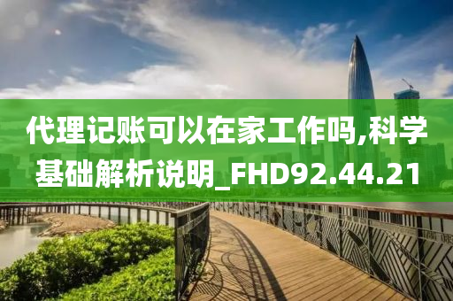 代理记账可以在家工作吗,科学基础解析说明_FHD92.44.21