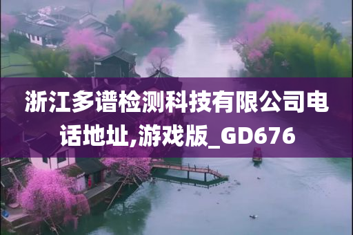 浙江多谱检测科技有限公司电话地址,游戏版_GD676