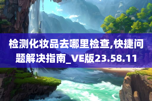 检测化妆品去哪里检查,快捷问题解决指南_VE版23.58.11