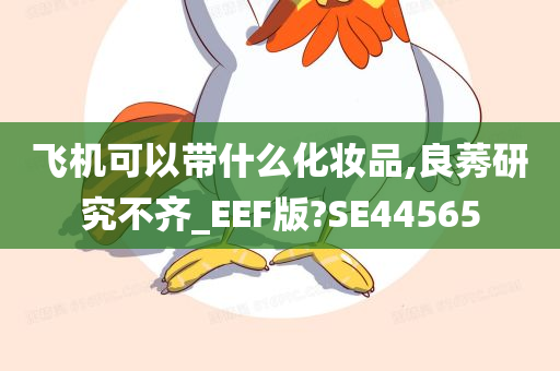 飞机可以带什么化妆品,良莠研究不齐_EEF版?SE44565