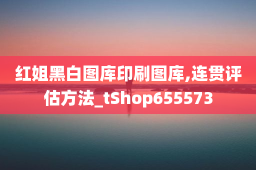 红姐黑白图库印刷图库,连贯评估方法_tShop655573