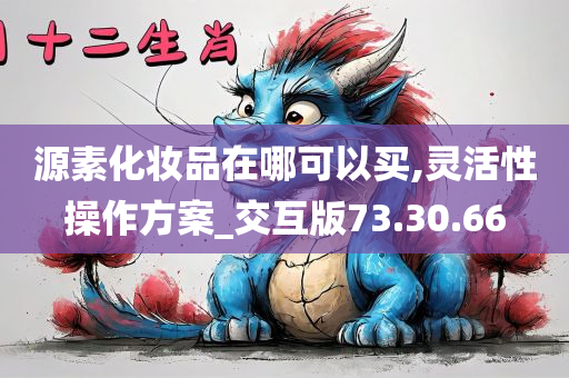 源素化妆品在哪可以买,灵活性操作方案_交互版73.30.66