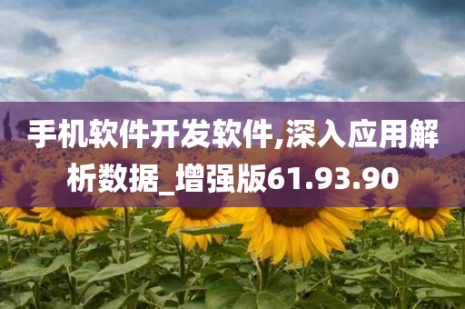 手机软件开发软件,深入应用解析数据_增强版61.93.90