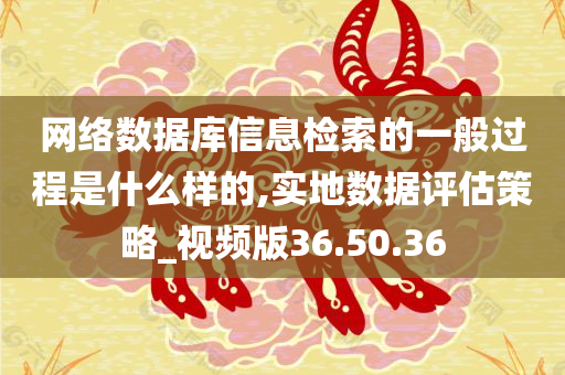 网络数据库信息检索的一般过程是什么样的,实地数据评估策略_视频版36.50.36