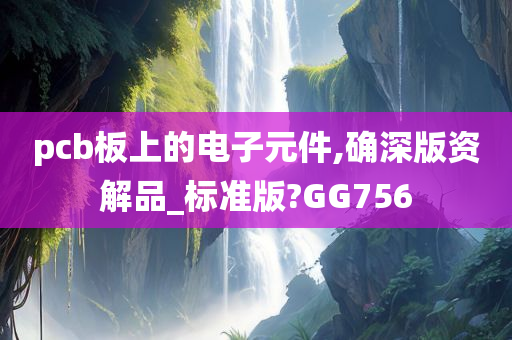 pcb板上的电子元件,确深版资解品_标准版?GG756