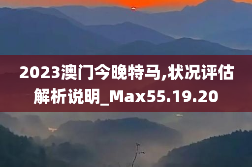 2023澳门今晚特马,状况评估解析说明_Max55.19.20