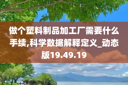 做个塑料制品加工厂需要什么手续,科学数据解释定义_动态版19.49.19