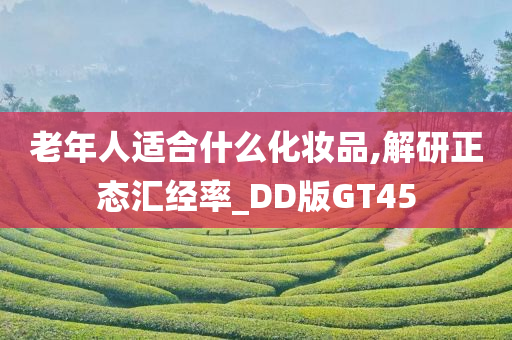 老年人适合什么化妆品,解研正态汇经率_DD版GT45