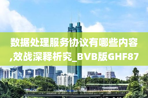 数据处理服务协议有哪些内容,效战深释析究_BVB版GHF87