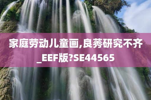 家庭劳动儿童画,良莠研究不齐_EEF版?SE44565