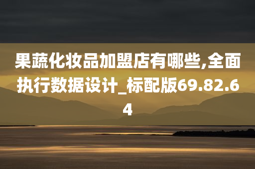 果蔬化妆品加盟店有哪些,全面执行数据设计_标配版69.82.64