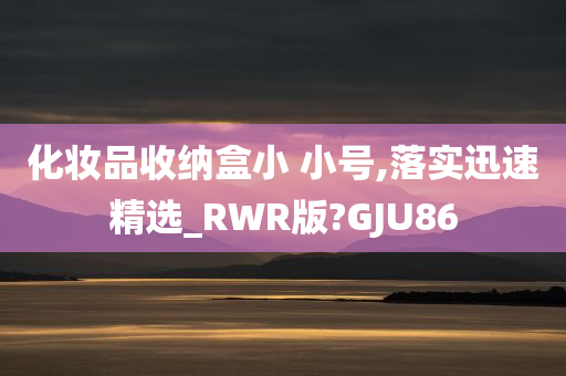 化妆品收纳盒小 小号,落实迅速精选_RWR版?GJU86