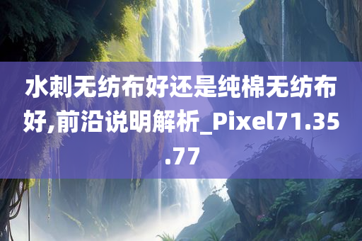 水刺无纺布好还是纯棉无纺布好,前沿说明解析_Pixel71.35.77