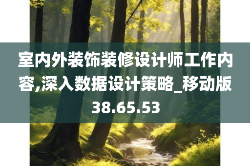 室内外装饰装修设计师工作内容,深入数据设计策略_移动版38.65.53