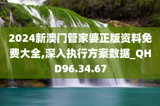 2024新澳门管家婆正版资料免费大全,深入执行方案数据_QHD96.34.67