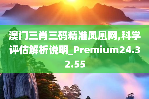 澳门三肖三码精准凤凰网,科学评估解析说明_Premium24.32.55