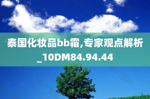 泰国化妆品bb霜,专家观点解析_10DM84.94.44