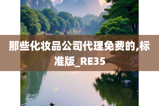 那些化妆品公司代理免费的,标准版_RE35