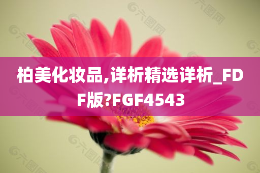 柏美化妆品,详析精选详析_FDF版?FGF4543