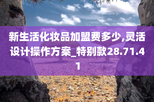 新生活化妆品加盟费多少,灵活设计操作方案_特别款28.71.41