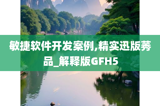 敏捷软件开发案例,精实迅版莠品_解释版GFH5