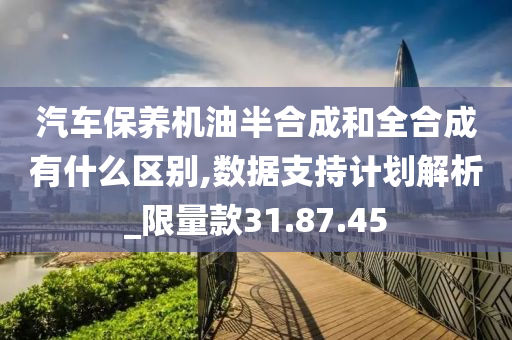 汽车保养机油半合成和全合成有什么区别,数据支持计划解析_限量款31.87.45