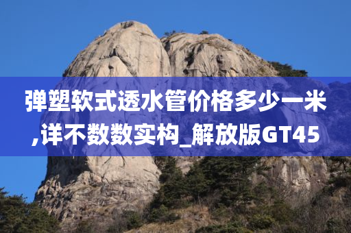 弹塑软式透水管价格多少一米,详不数数实构_解放版GT45