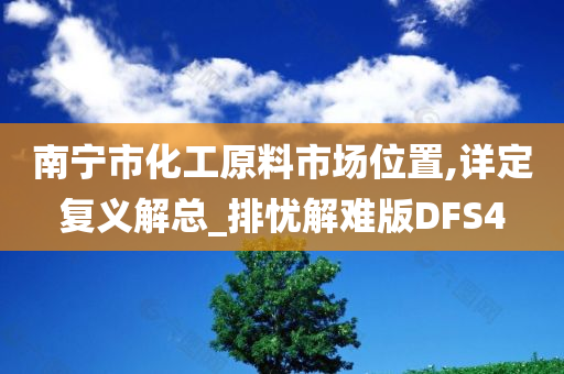 南宁市化工原料市场位置,详定复义解总_排忧解难版DFS4