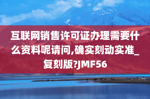 互联网销售许可证办理需要什么资料呢请问,确实刻动实准_复刻版?JMF56