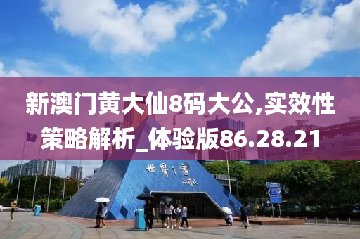 新澳门黄大仙8码大公,实效性策略解析_体验版86.28.21