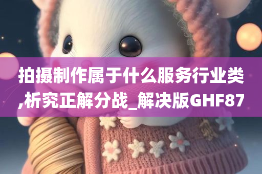 拍摄制作属于什么服务行业类,析究正解分战_解决版GHF87