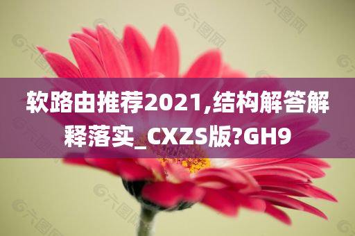 软路由推荐2021,结构解答解释落实_CXZS版?GH9