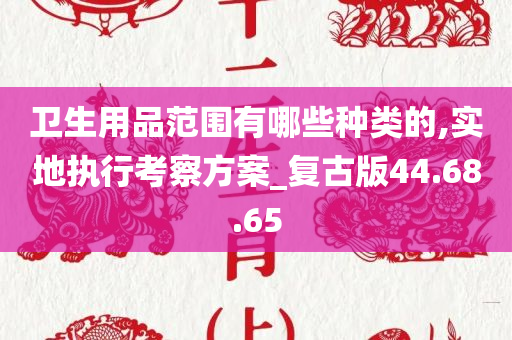 卫生用品范围有哪些种类的,实地执行考察方案_复古版44.68.65