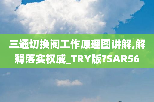 三通切换阀工作原理图讲解,解释落实权威_TRY版?SAR56