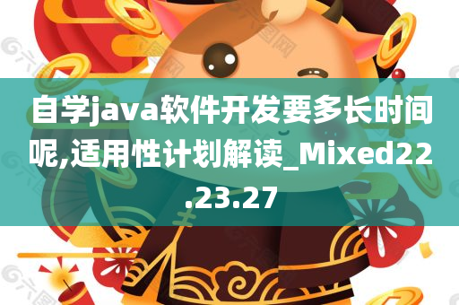 自学java软件开发要多长时间呢,适用性计划解读_Mixed22.23.27