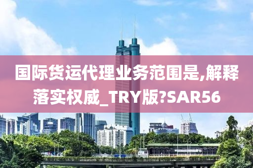 国际货运代理业务范围是,解释落实权威_TRY版?SAR56