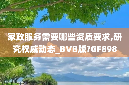 家政服务需要哪些资质要求,研究权威动态_BVB版?GF898